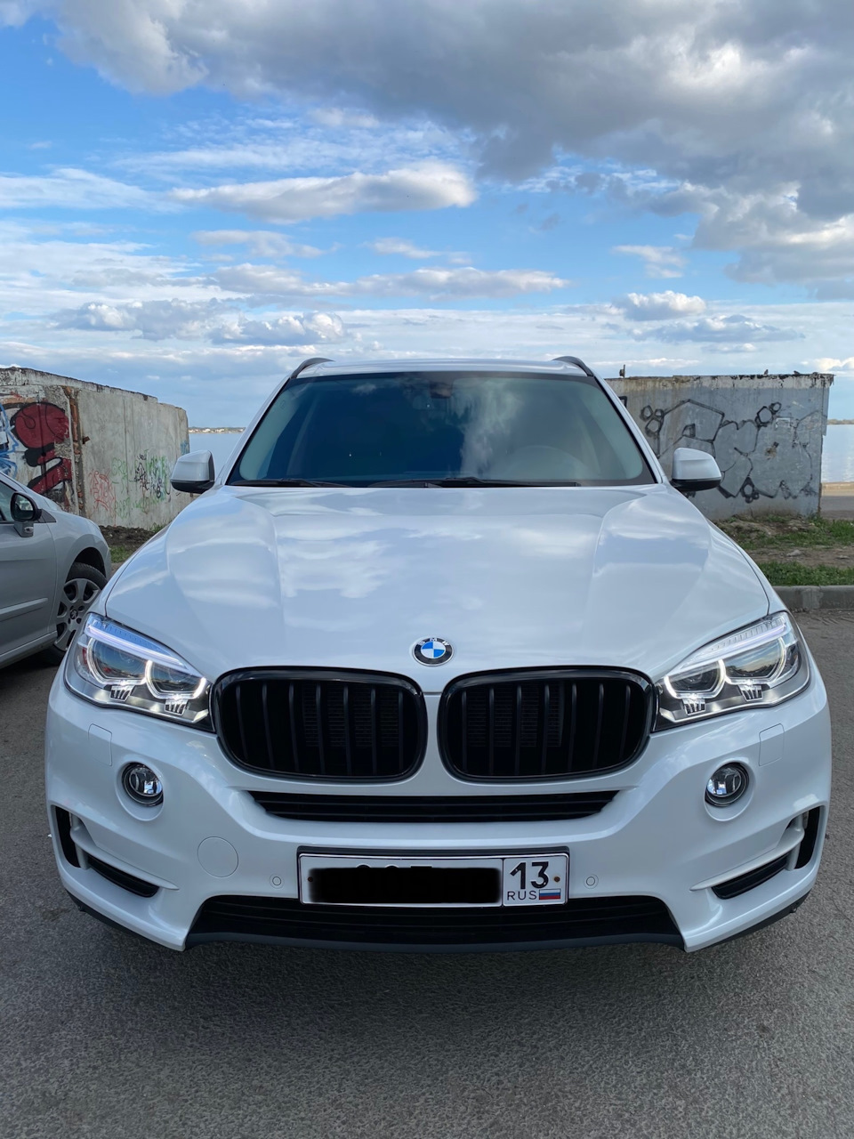 №3 Оклейка лобового атермальной пленкой Ultra Vision 80 Blue — BMW X5 ...