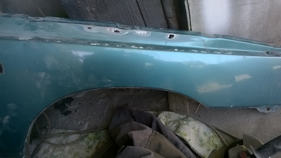 Удаляем ржавчину на крыле — Lada 2110, 1,5 л, 1999 года | кузовной ...