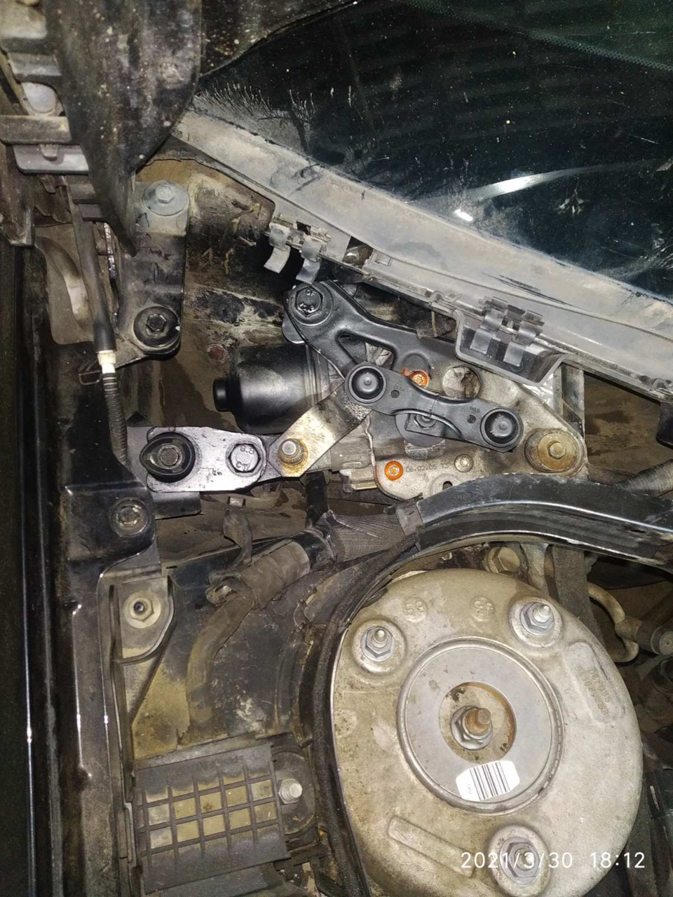 Подкрашен и установлен. Правый. — Citroen C5 (2G)