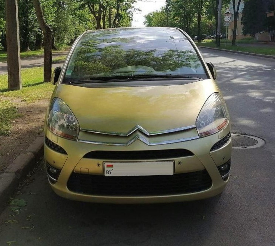 Французское солнце уехало в Мозырь — Citroen C4 Picasso (1G), 1,6 л, 2007  года | продажа машины | DRIVE2