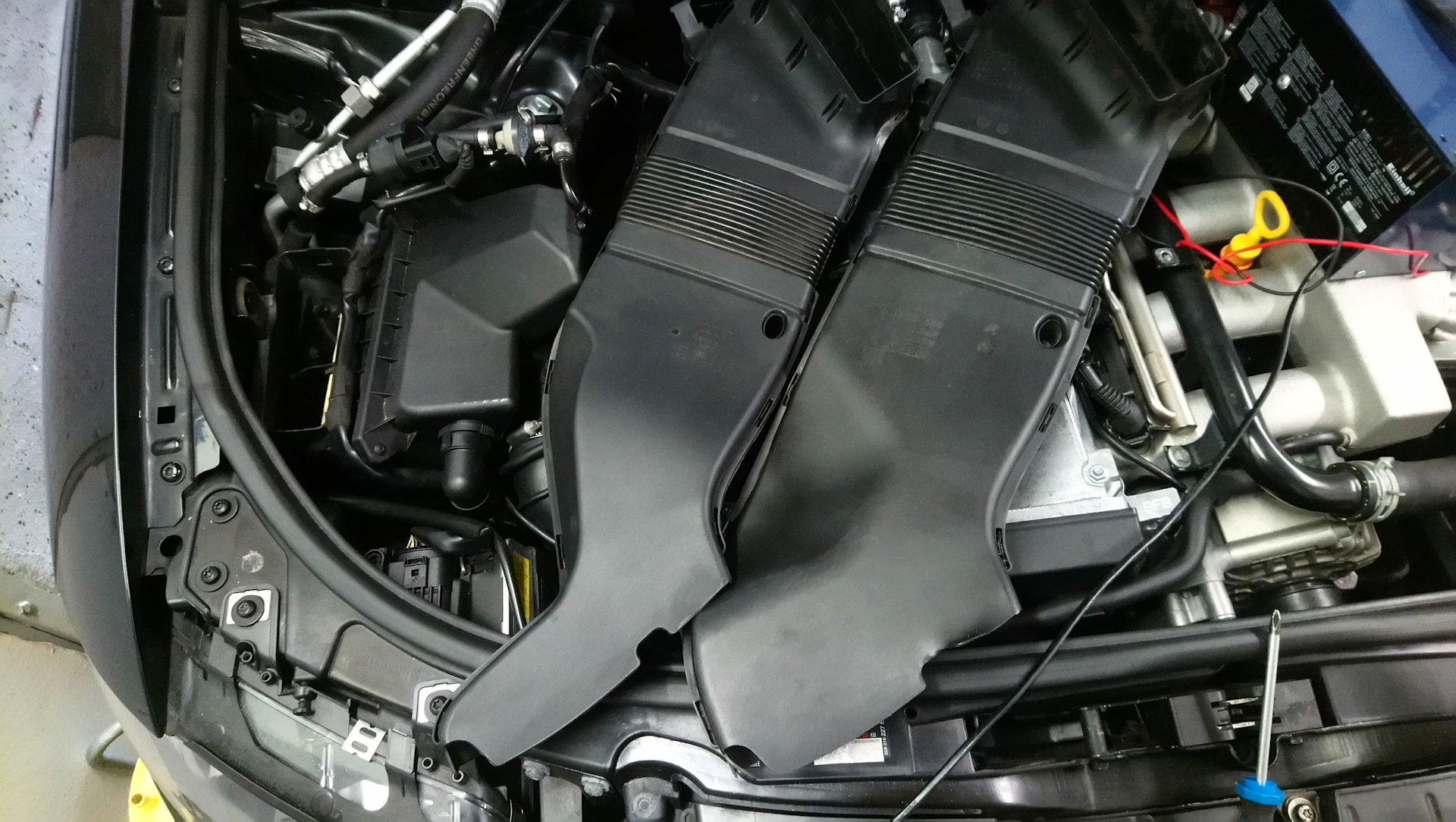 Поставил впускной коллектор от 2.5 TDI — Audi A4 Cabriolet (B6), 1,8 л ...