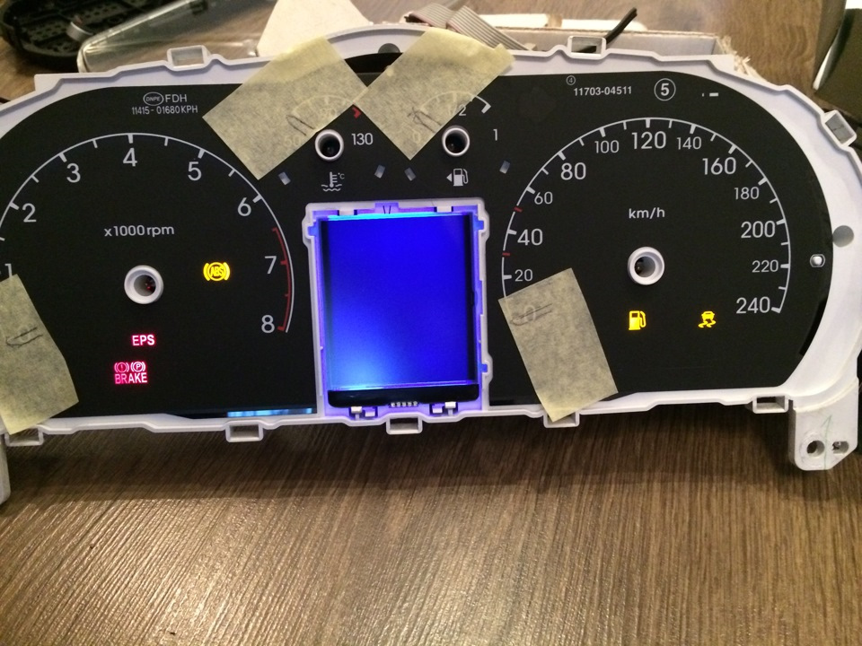 Хочу поменять светодиоды в панели приборов — Hyundai i30 CW I, 1,6 л ...