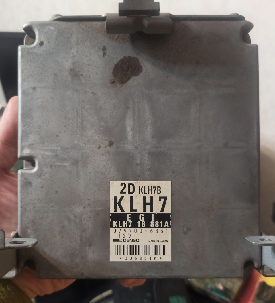 Mazda MX6, engine KL 2.5L, ECU KLH718881A DENSO — отключение