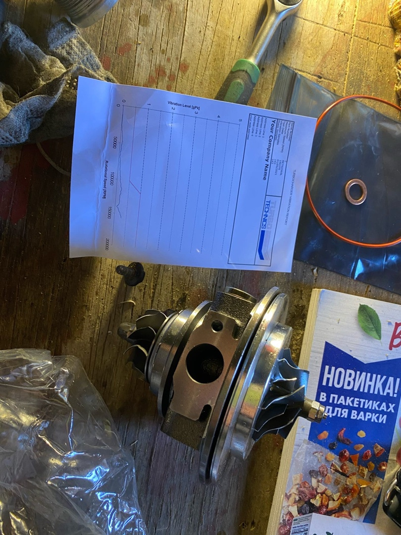 Ремонт турбы замена картриджа турбины — Volkswagen Golf Mk5, 1,4 л ...