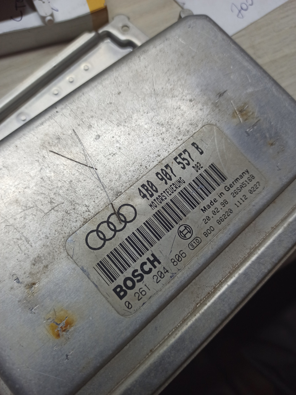 Отшивка иммобилайзера Ауди А6 С5 1,8T — Audi A6 (C5), 1,8 л, 1998 года ...