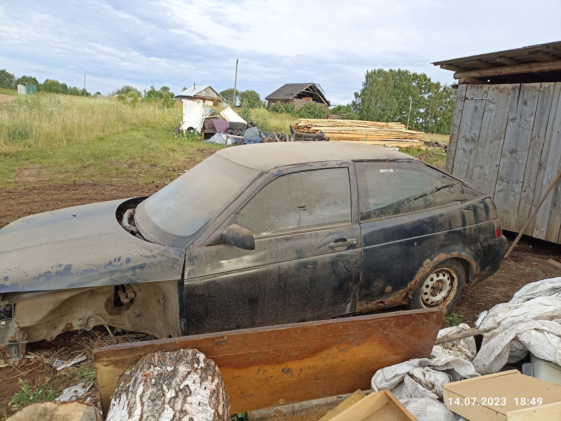 12 Выгнал авто на улицу, наружний осмотр косяков, а их прибавилось за 5  лет(( — Lada 112 Coupe, 1,6 л, 2008 года | наблюдение | DRIVE2