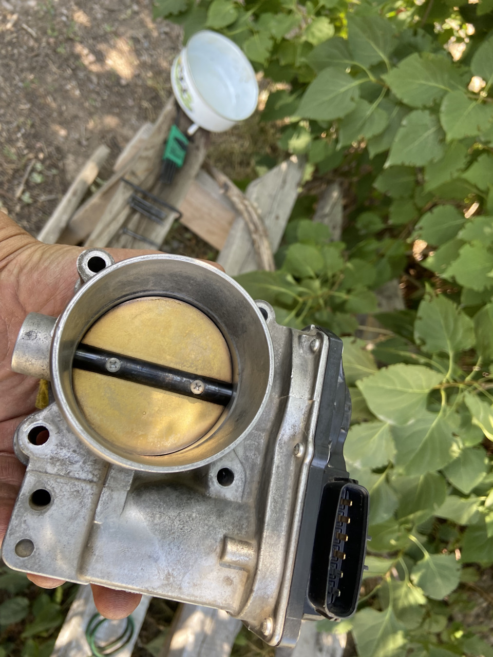 Отмытая заслонка. — Volvo XC90 (1G)