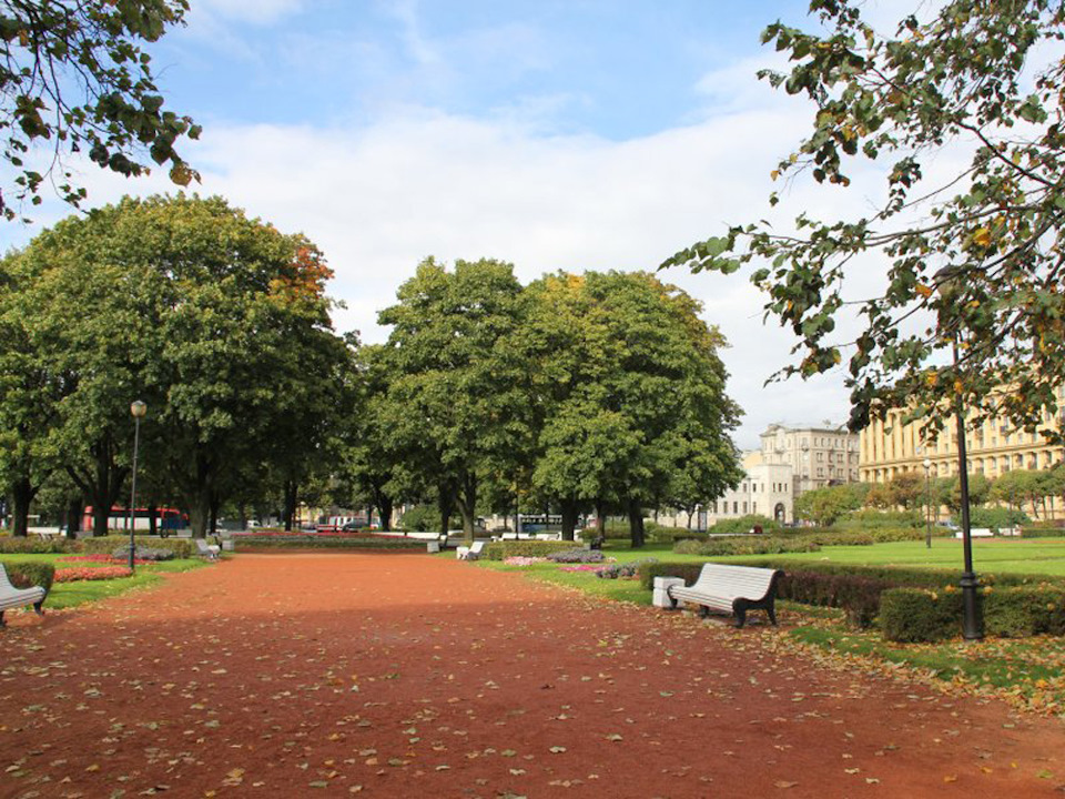 Багратионовский сквер в санкт петербурге фото