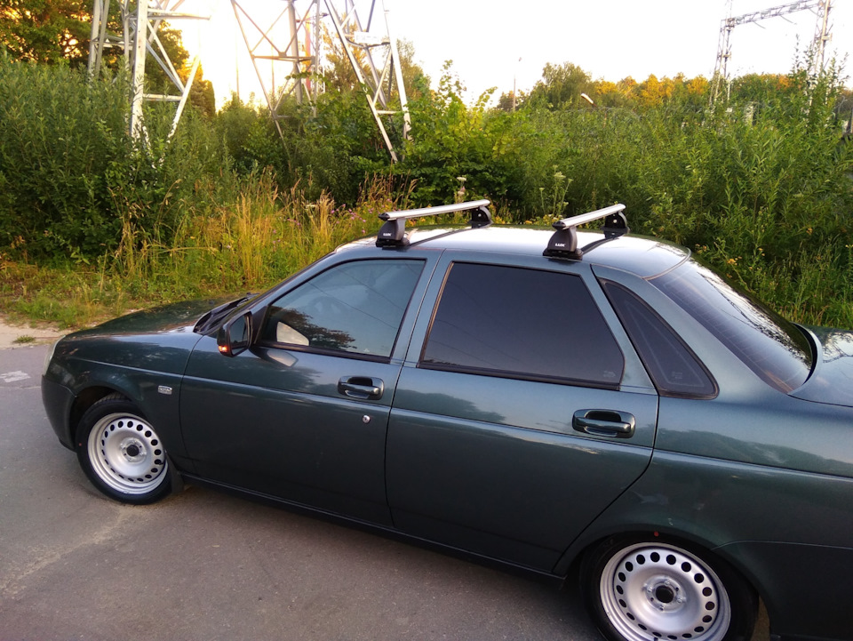 Автомобильный багажник LUX — Lada Приора седан, 1,6 л, 2008 года ...