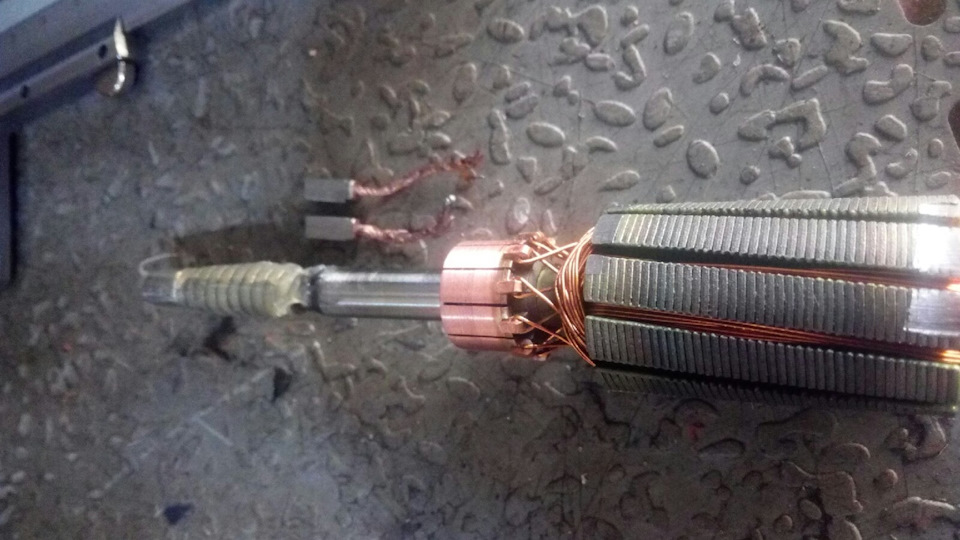 Шлифанул нулевочкой якорь — KIA Spectra