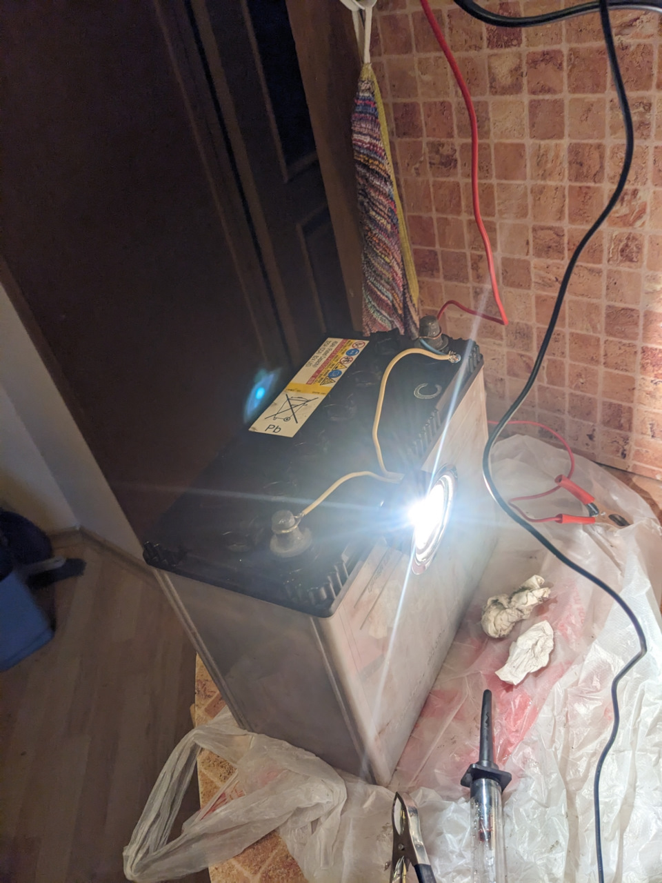 Десульфатация аккумулятора. Завершение — Nissan Leaf (1G), 2014 года ...