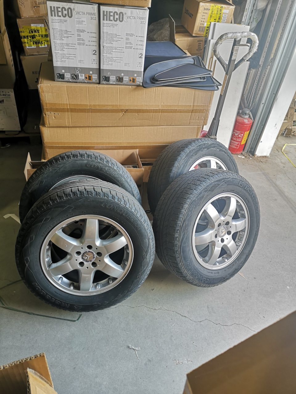 зимняя резина — Mercedes-Benz M-Class (W163), 2,7 л, 2004 года ...