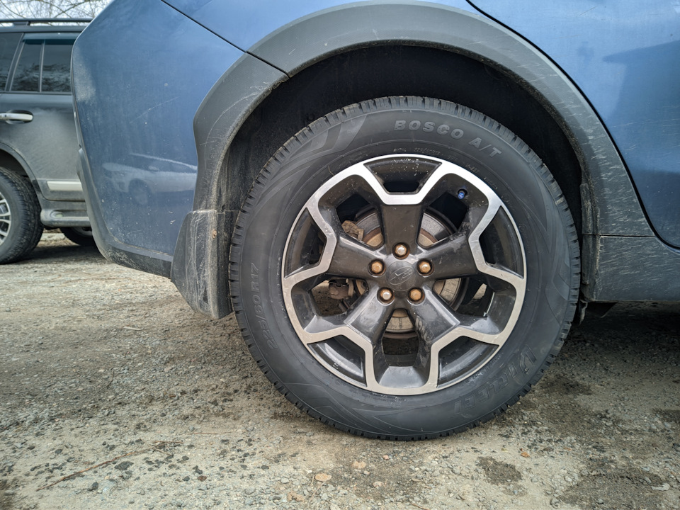 Новая летняя резина Viatti Bosco A/T V-237 — Subaru XV (1G), 2 л, 2013 ...