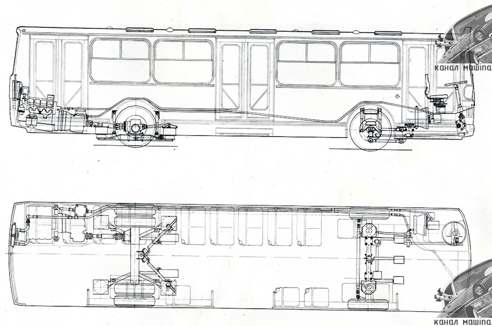 Лиаз 677м чертеж