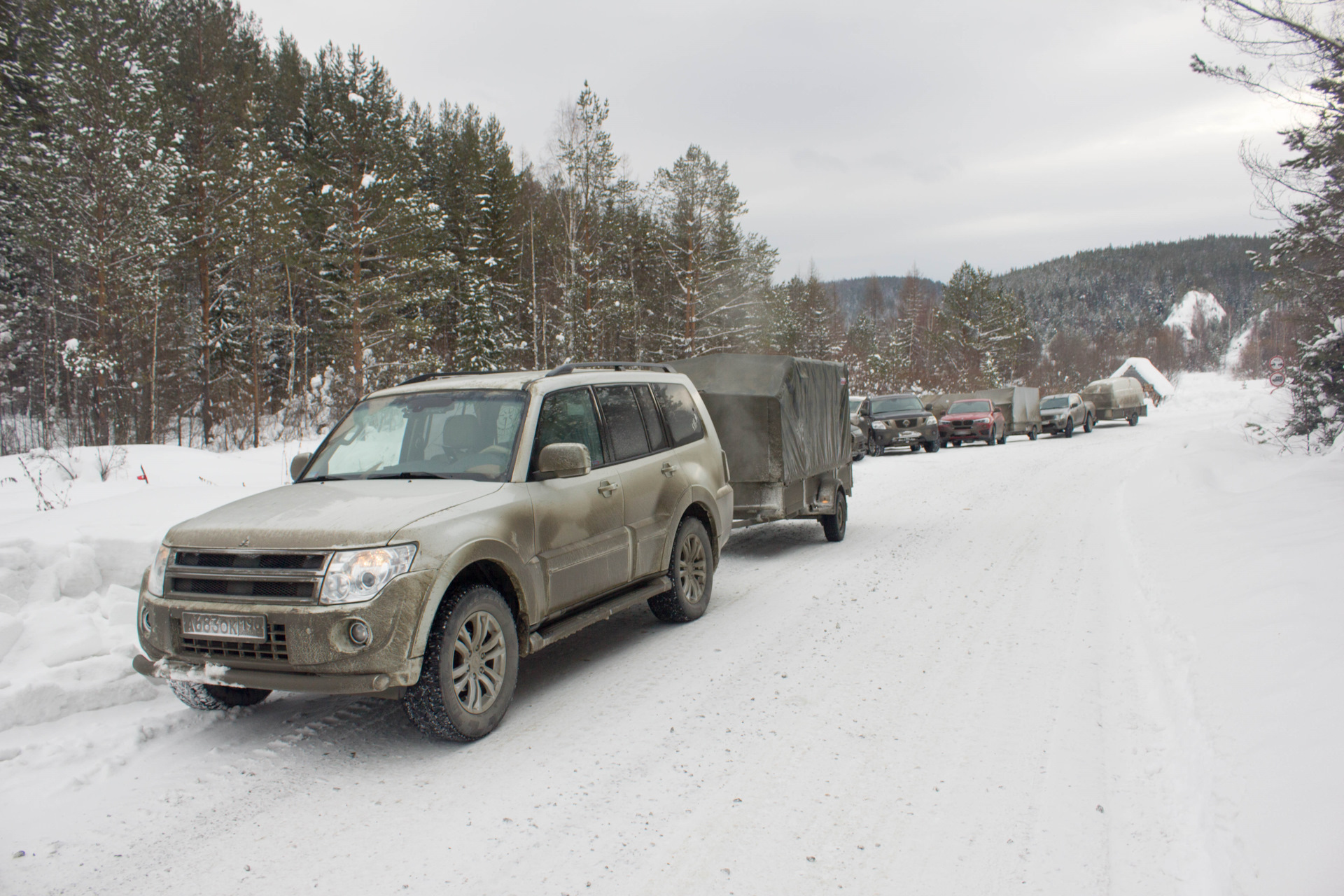 Перевал Дятлова 16.02.22-19.02.22 — Mitsubishi Pajero (4G), 3 л, 2014 года  | путешествие | DRIVE2