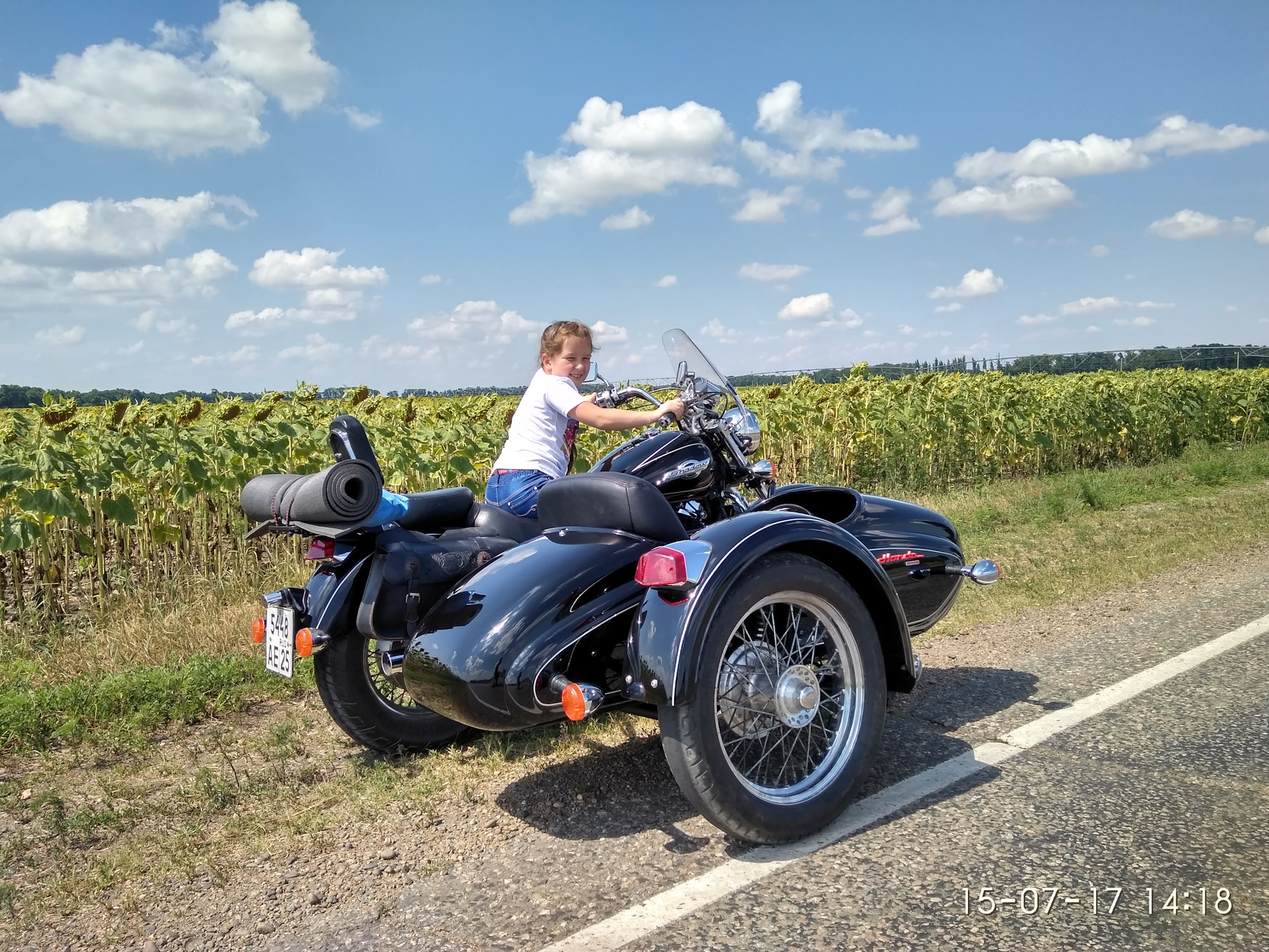 Honda Shadow 1100 с коляской