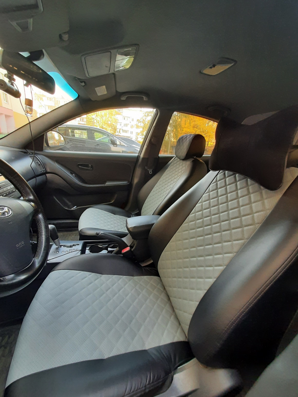 Пошив авточехлов на elantra hd 2008 — Hyundai Elantra (4G), 1,6 л ...