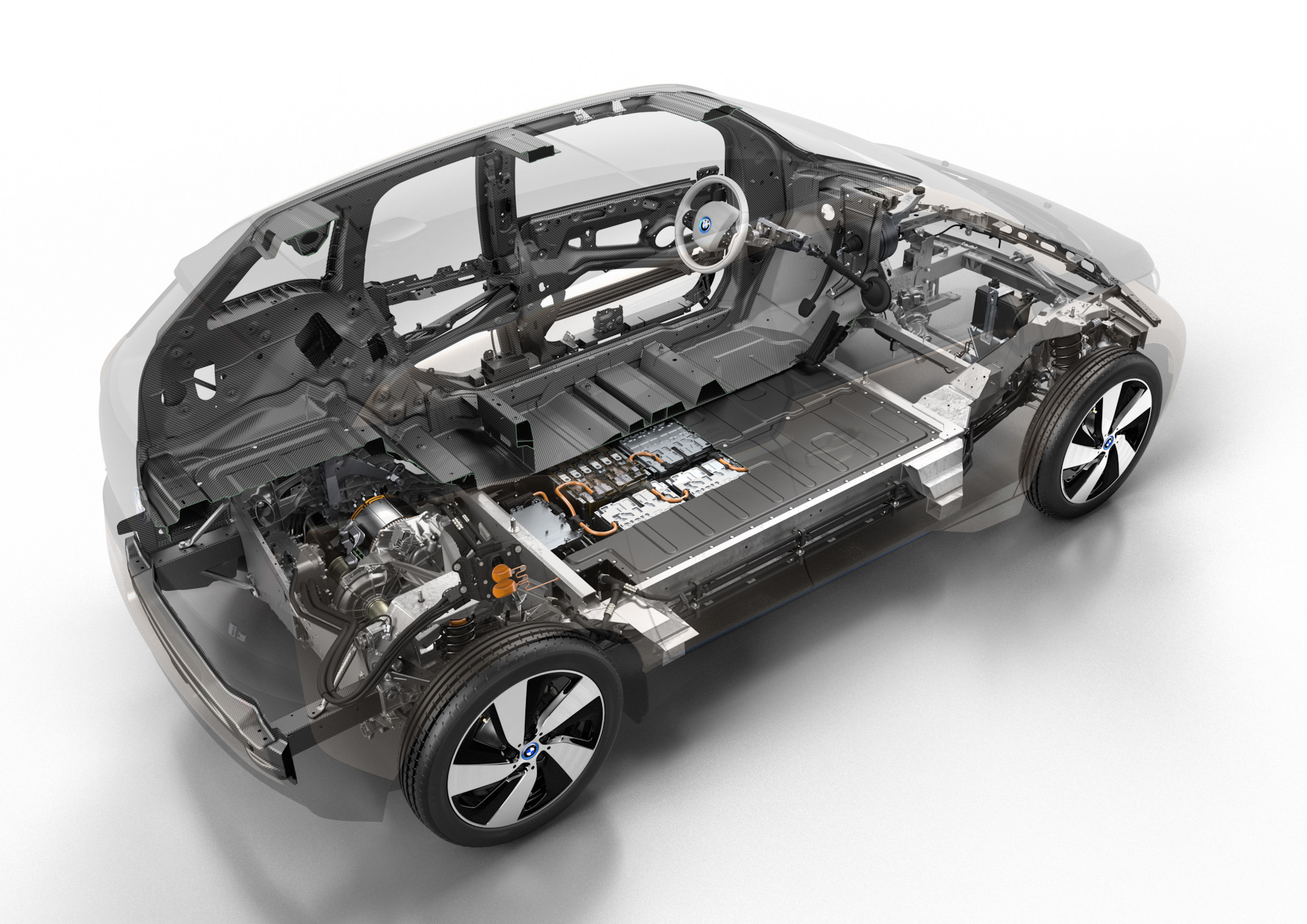 Как устроены электромобили. BMW i3 трансмиссия. BMW i3 Rex мотор. BMW i3 монокок. :BMW ev i3.