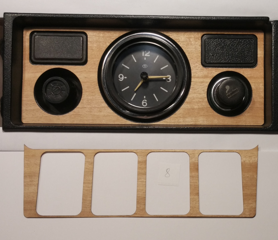 Дерево в салоне ВАЗ 2107. Часть 4.2. Деревянные накладки в салон ВАЗ ...