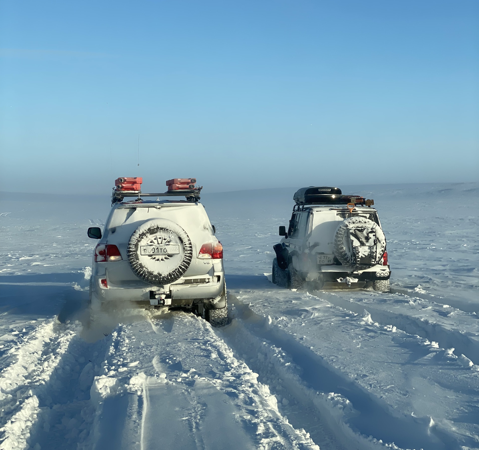 Снежные дороги в тундре Финляндии