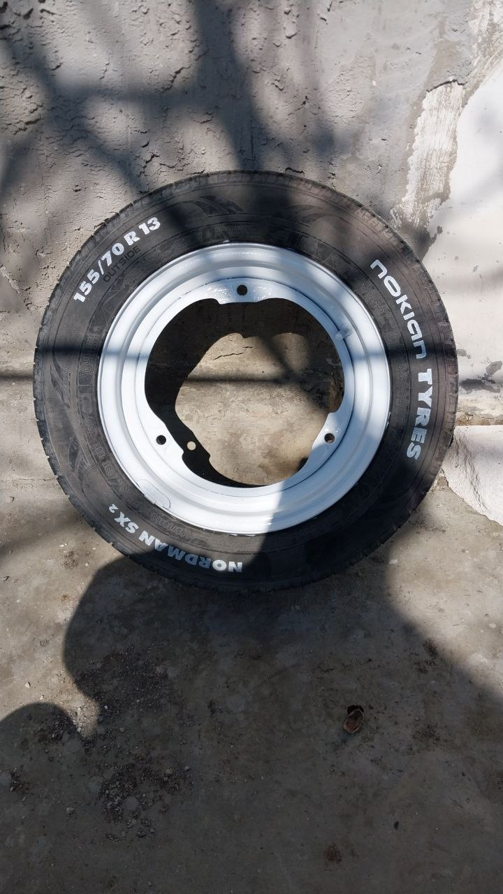 Покраска дисков Таврия — ЗАЗ 1102, 1,1 л, 1994 года | своими руками ...