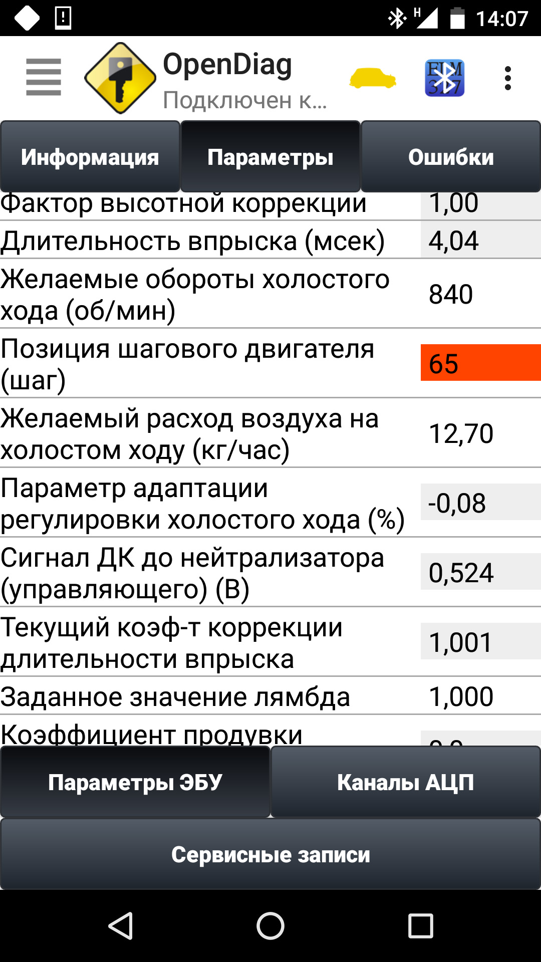 Показания ЭБУ и состояние свечей. — Lada Калина универсал, 1,6 л, 2010 года  | наблюдение | DRIVE2