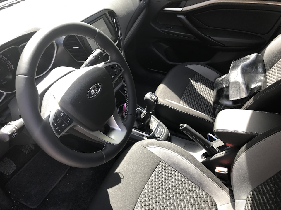 Запись № 2. Чехлы Автопилот. Кожа, ромб. - Lada Vesta, 1,6 л, 2020 года стайлинг