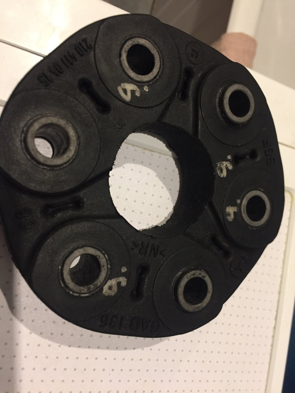 Замена муфты кардана — Mercedes-Benz E-Class (W211), 3 л, 2007 года ...