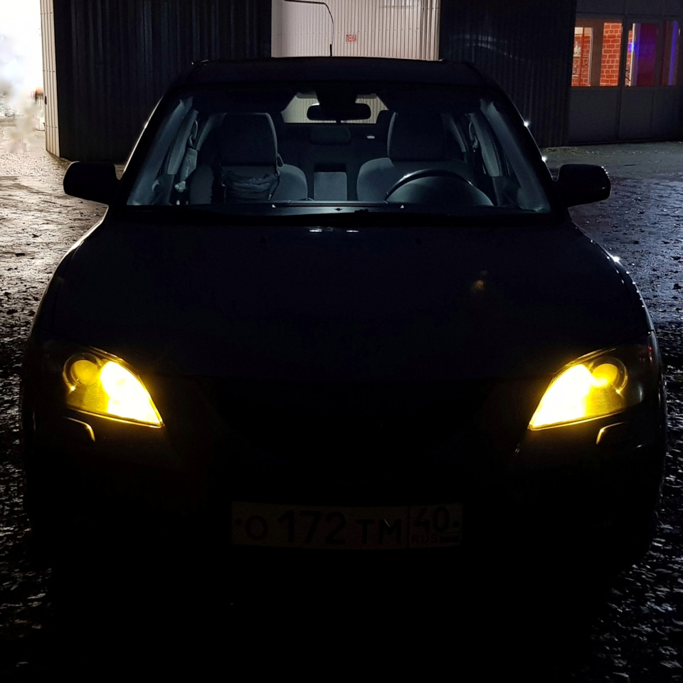 28. Желтые габаритные огни. Часть 2 — Mazda 3 (1G) BK, 1,6 л, 2008 года |  стайлинг | DRIVE2