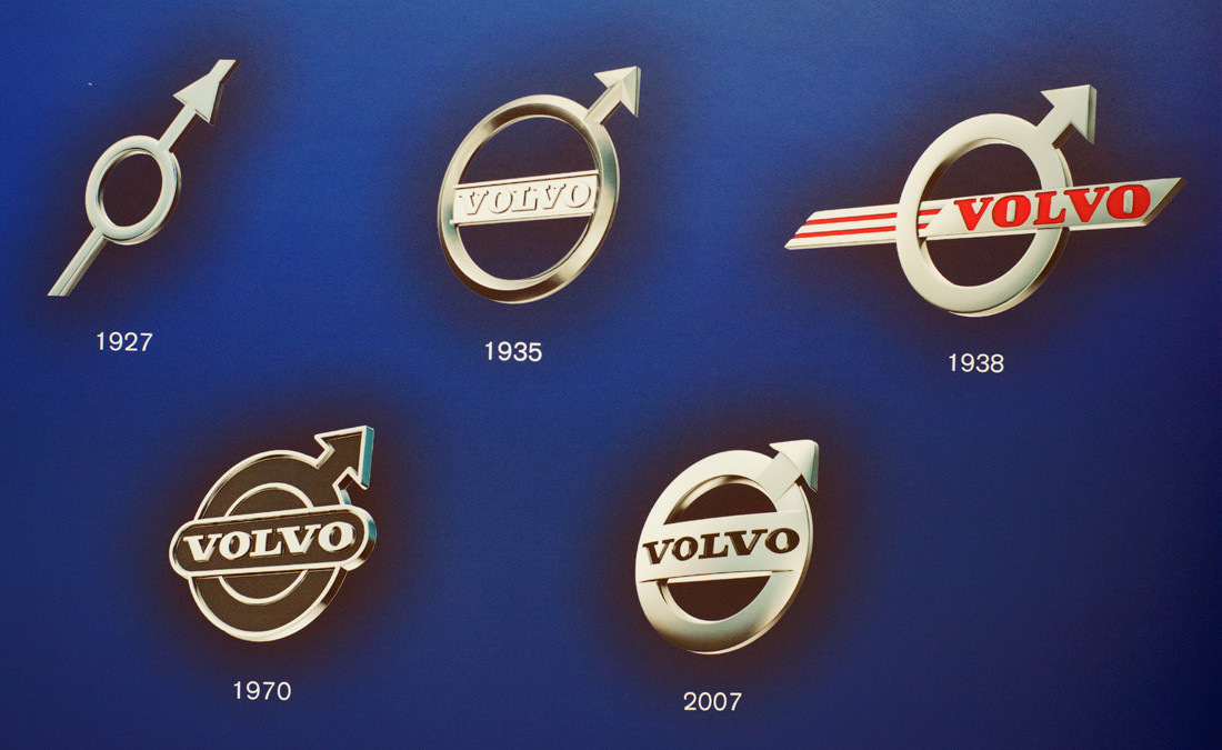 Марка вольво страна. Volvo logo Evolution. Старый значок Вольво. Первый логотип Вольво. Эволюция эмблемы Вольво.