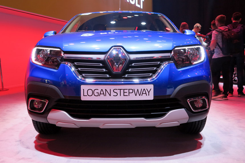 Бампер renault logan stepway