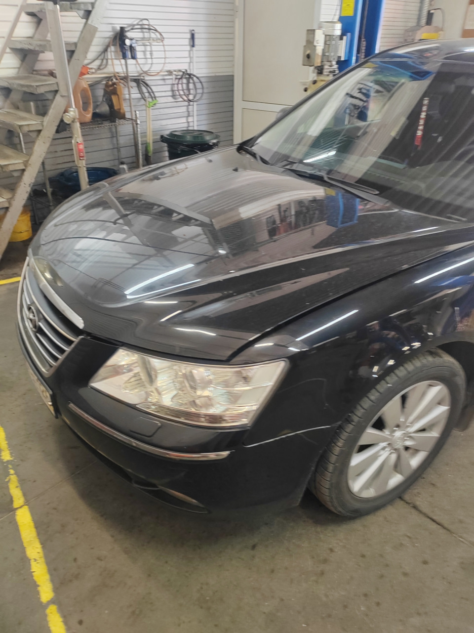 Аппаратная замена антифриза — Hyundai Sonata V (NF), 2,4 л, 2009 года ...