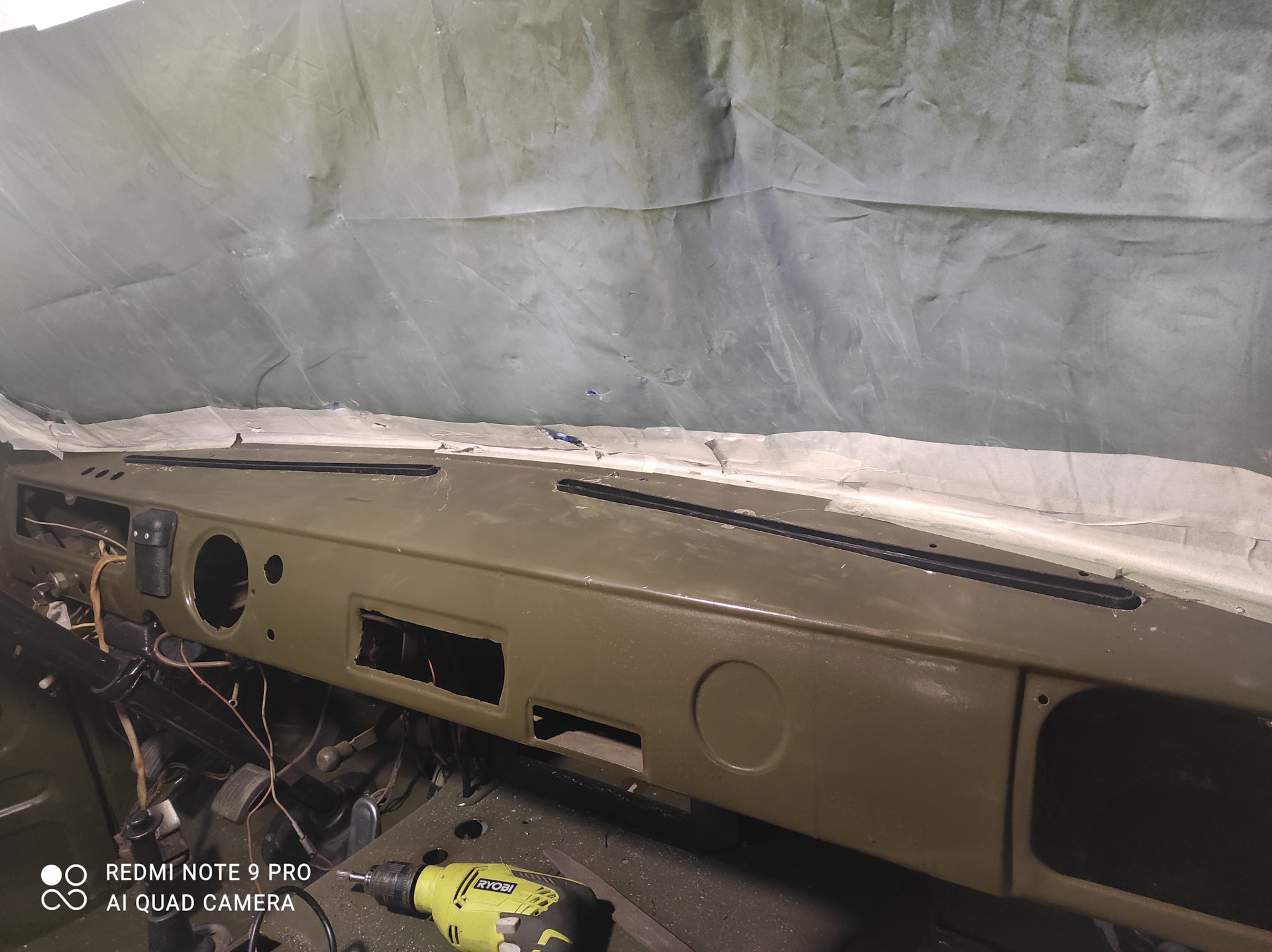 Камазовский обдув ветрового стекла на УАЗ. — УАЗ 3303, 2,4 л, 1993 года ...