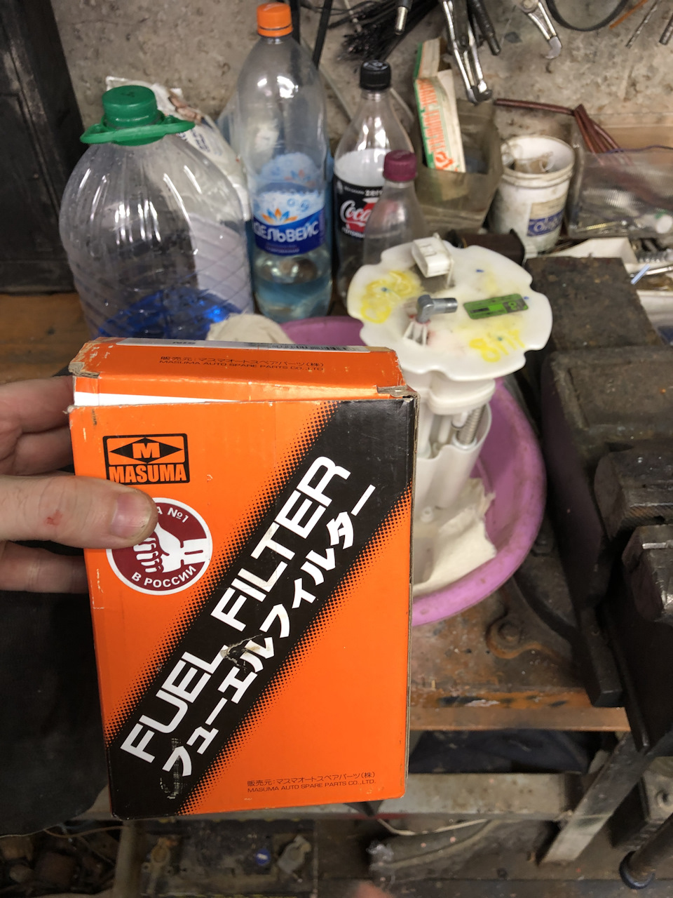 Замена топливного фильтра тонкой и грубой очистки, демонтаж ...