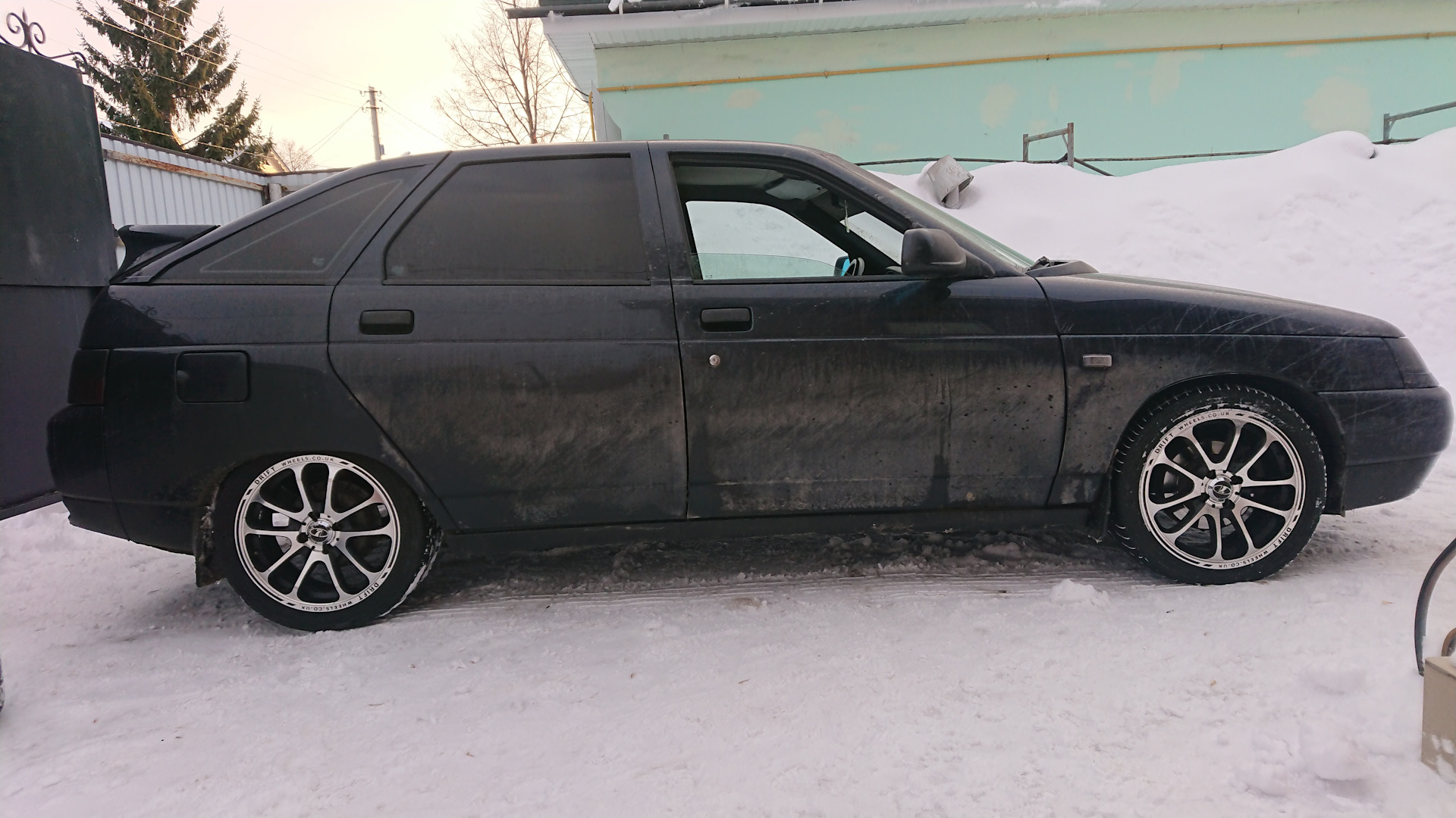 Занижение перед — 50, зад — 70. На R16 — Lada 21124, 1,6 л, 2007 года |  тюнинг | DRIVE2