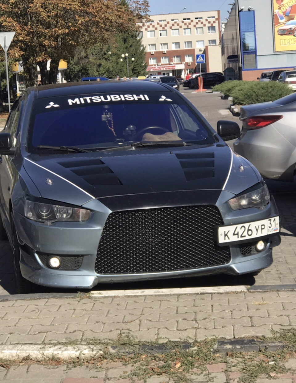 Сетка пропеллер в бампер — Mitsubishi Lancer X, 2,4 л, 2008 года | тюнинг |  DRIVE2