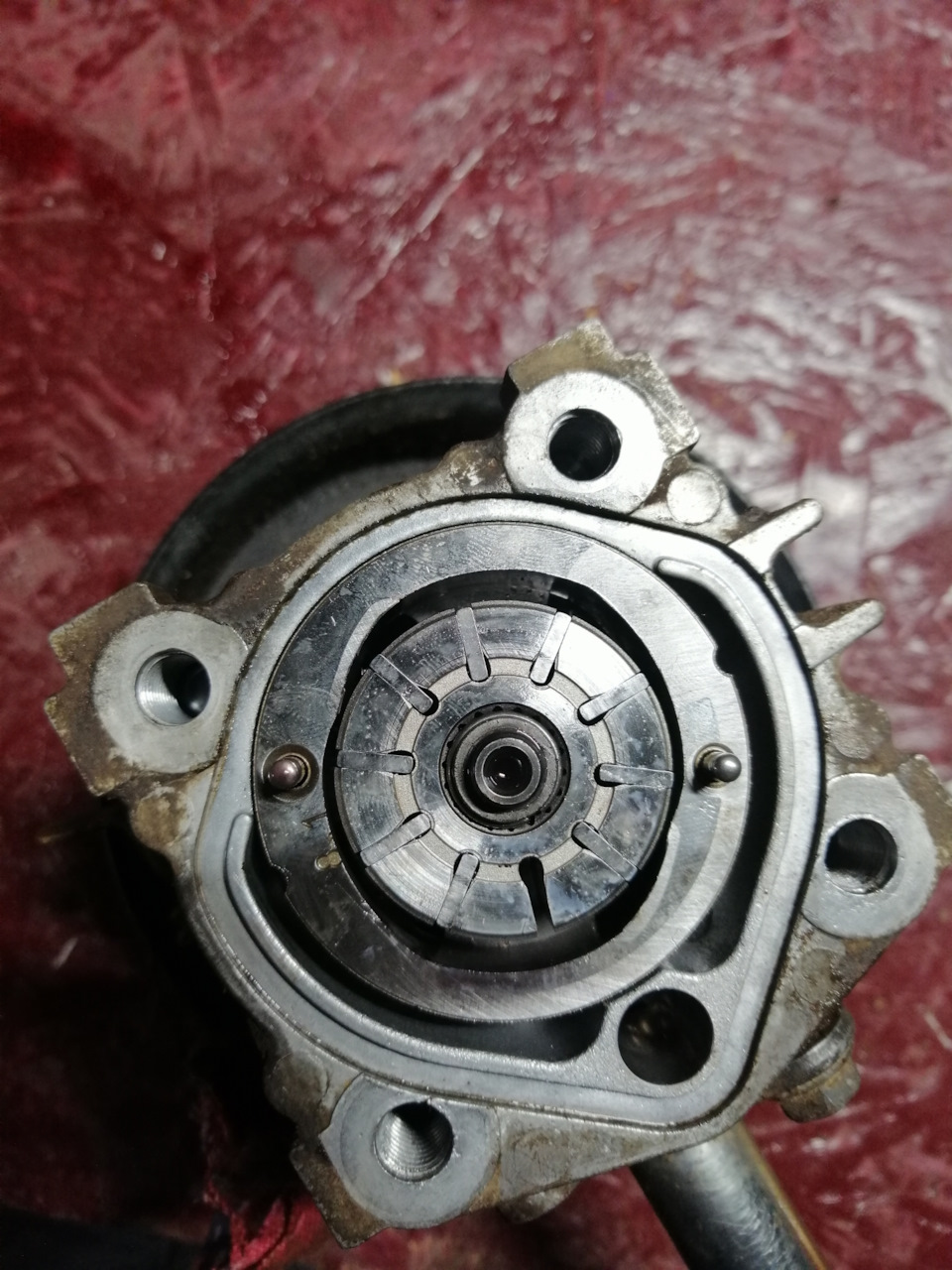 Гур, масло. — Mitsubishi Outlander (1G), 2,4 л, 2006 года | своими ...