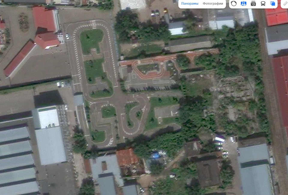 Спутниковый снимок автодрома в ГИБДД — KIA Rio 5-door (3G)