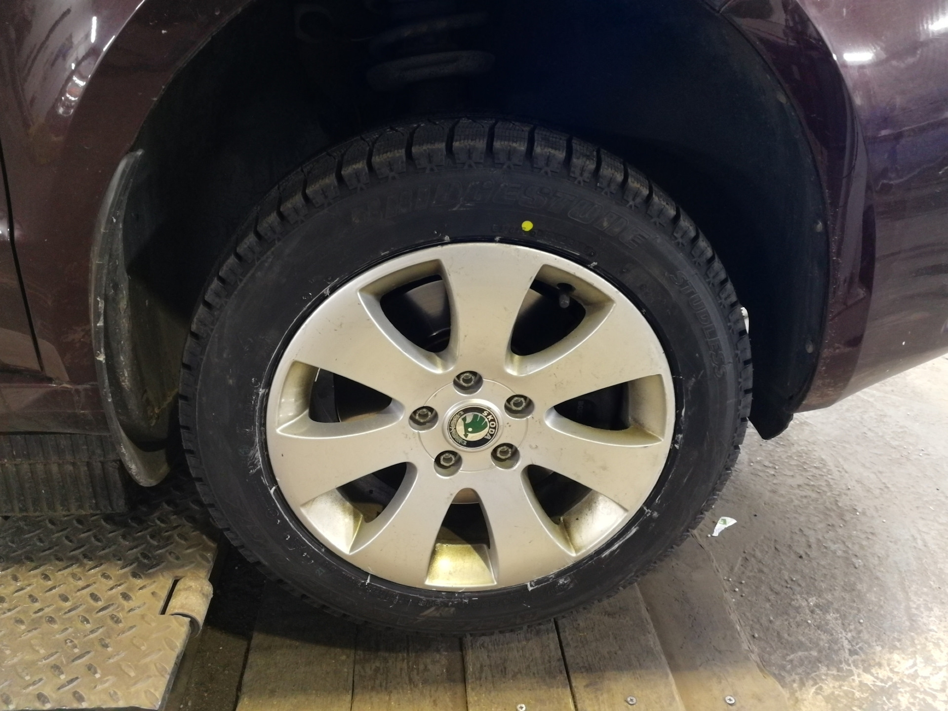 71.🚀Подготовка к зимнему сезону — покраска дисков — Skoda Superb Mk2, 1 ...