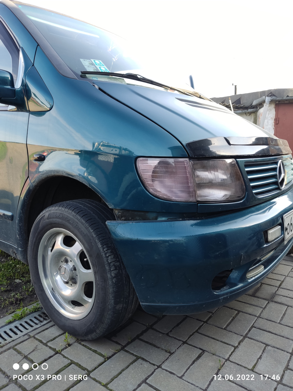 Наезд на бордюр и последствия — Mercedes-Benz V-Class (W638), 2,3 л, 2002  года | поломка | DRIVE2