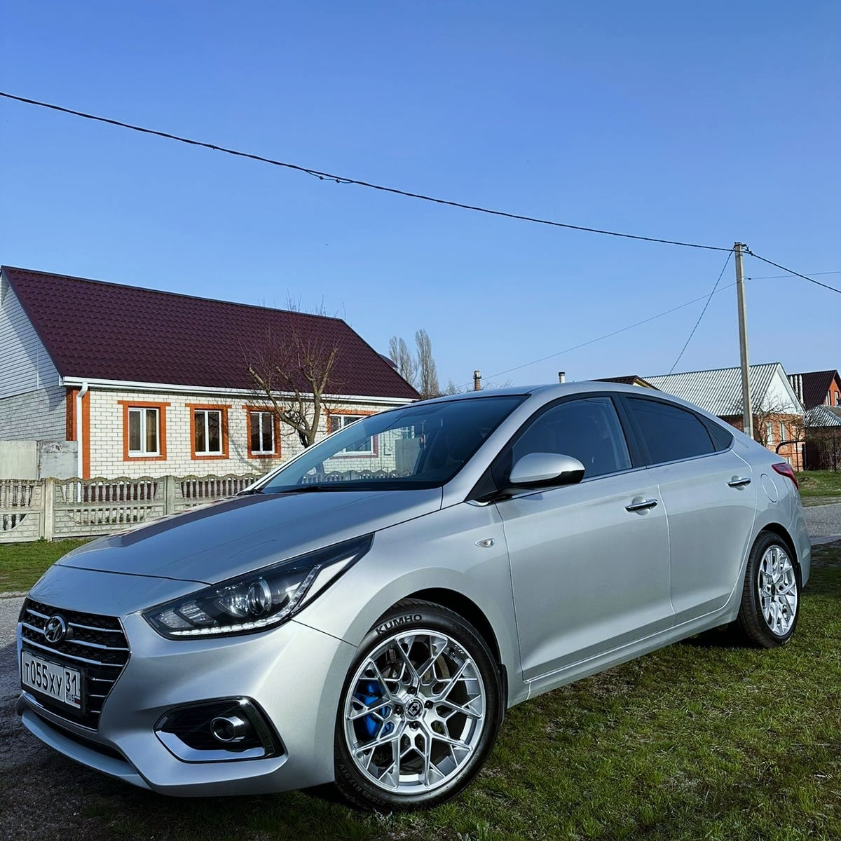 Диски — Hyundai Solaris (2G), 1,6 л, 2018 года | колёсные диски | DRIVE2