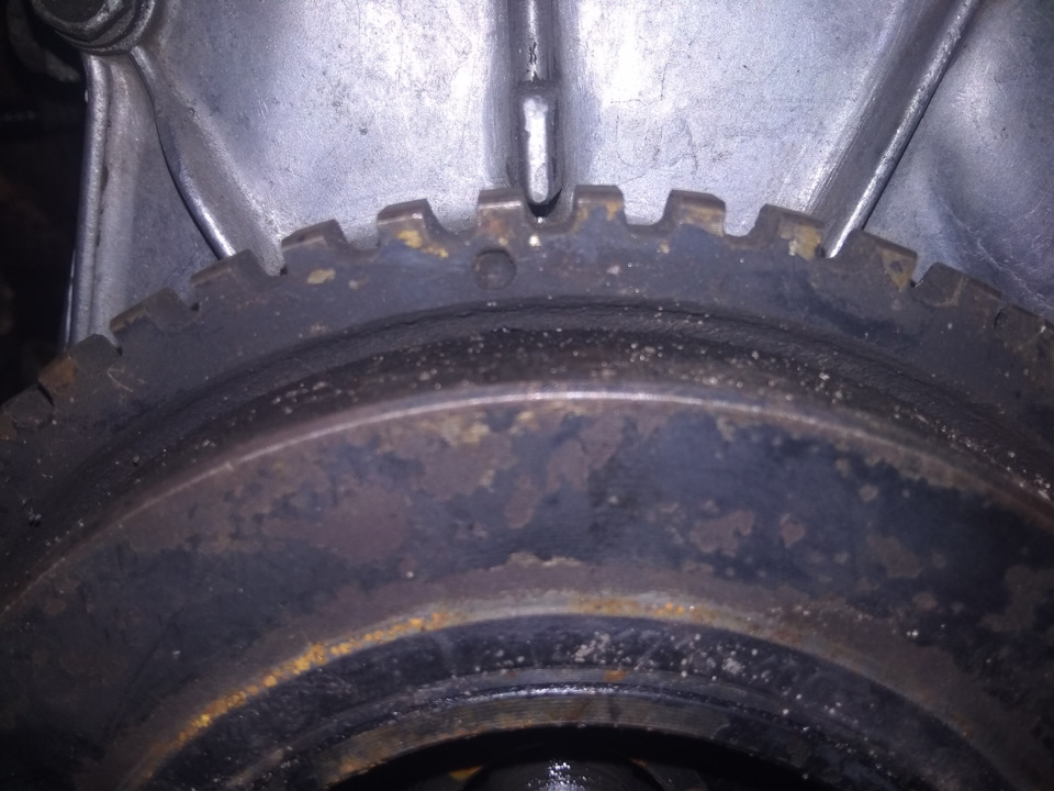 Старый шкив на том же месте,  — Lada 2120 Надежда