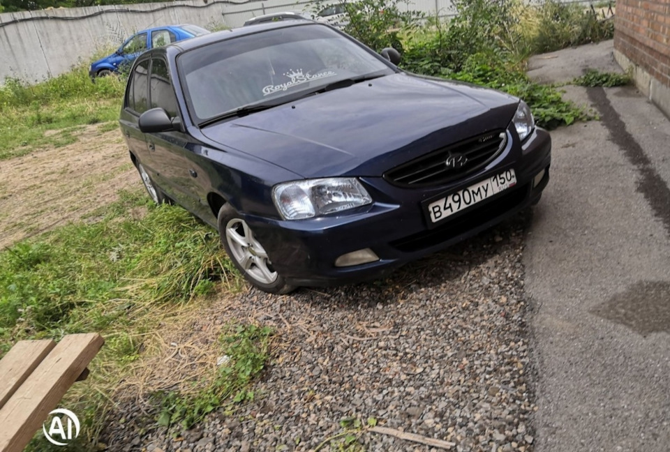 Зло фары акцент — Hyundai Accent (3G), 1,5 л, 2008 года | своими руками ...