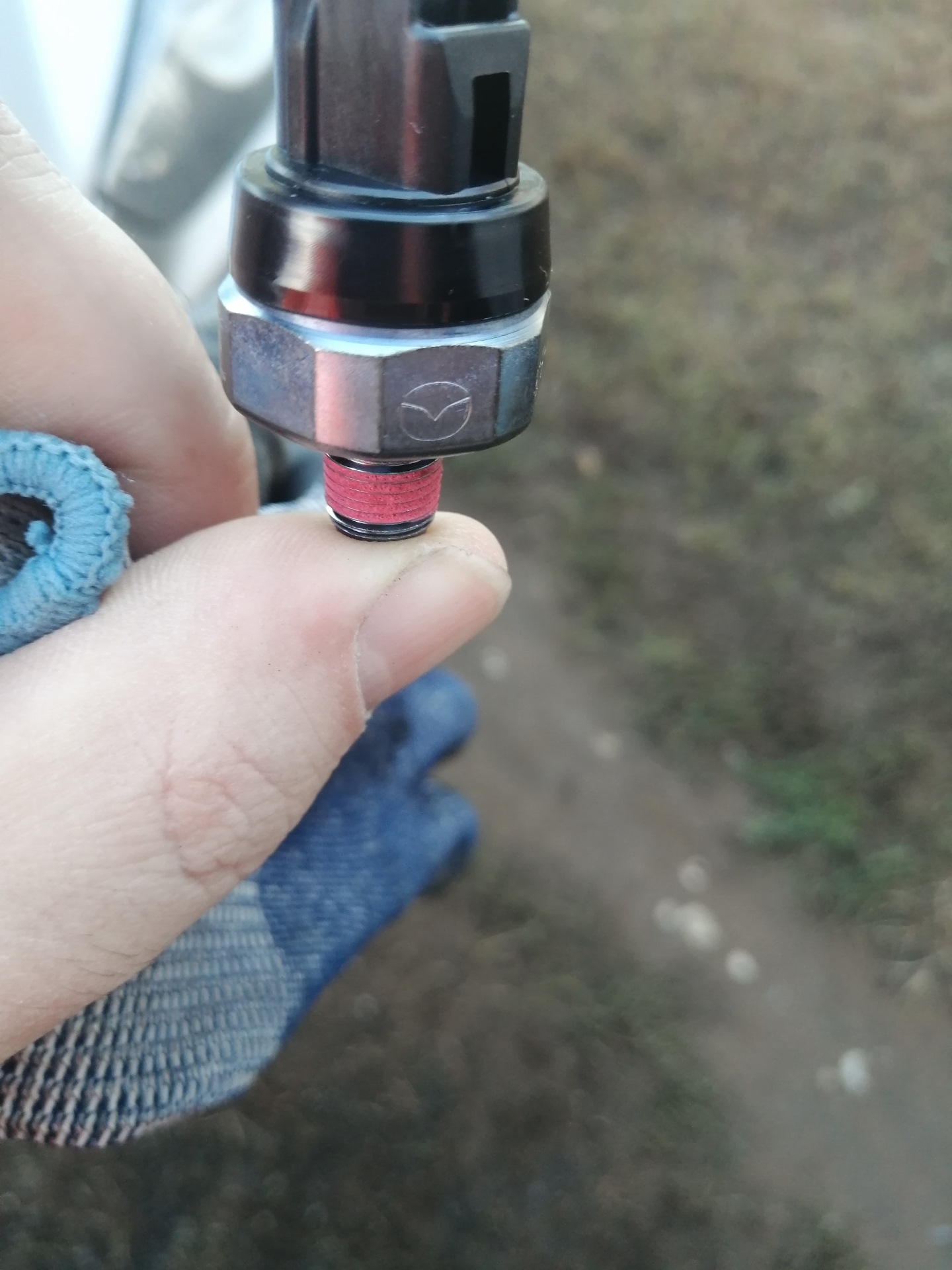 Приехал датчик давления масла EPS. — Mazda CX-5 (1G), 2 л, 2012 года ...