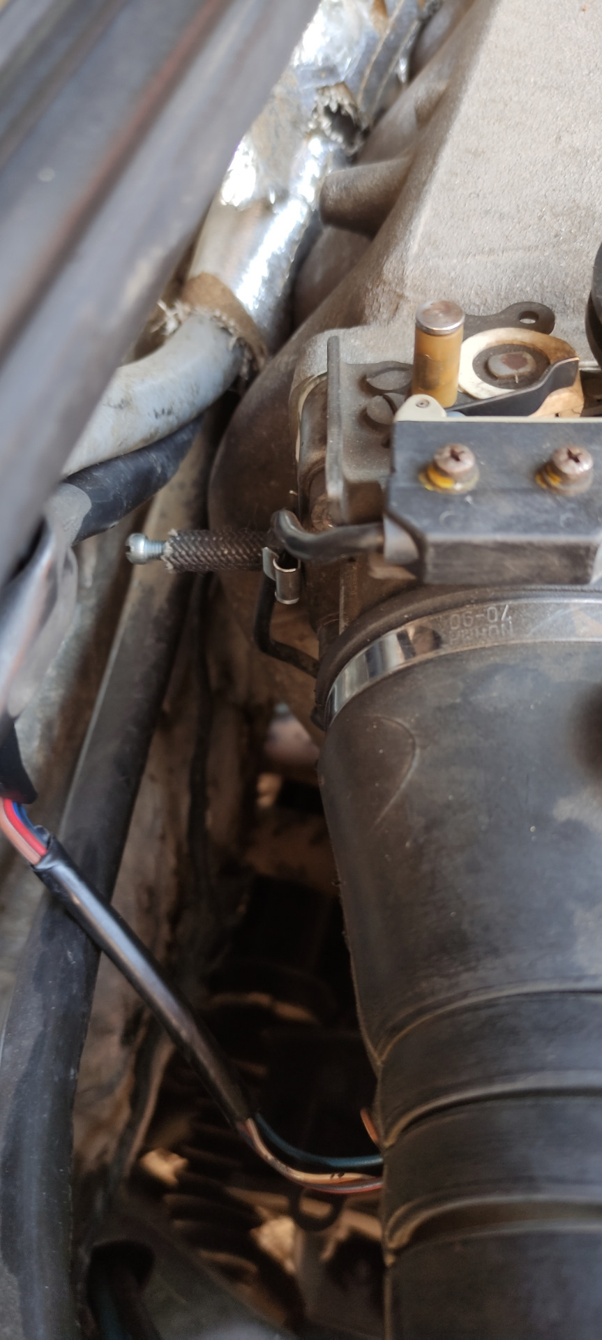 Подключение вакуумных трубок без адсорбера — Volkswagen Passat B3, 1,8 ...