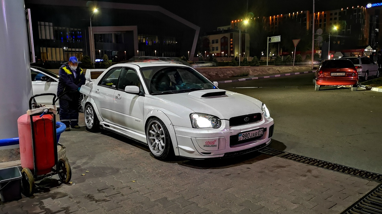 Subaru Impreza WRX STI (GD) 2.2 бензиновый 2004 | Белый конь на DRIVE2