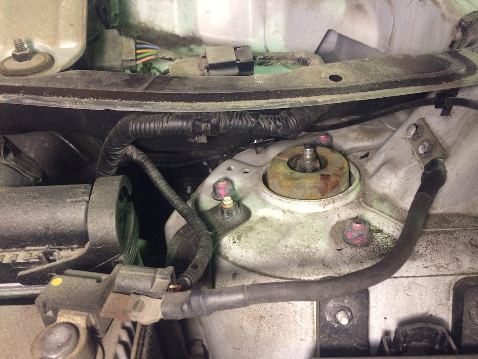 Передняя подвеска. — KIA Sportage (3G), 2 л, 2011 года | своими руками ...