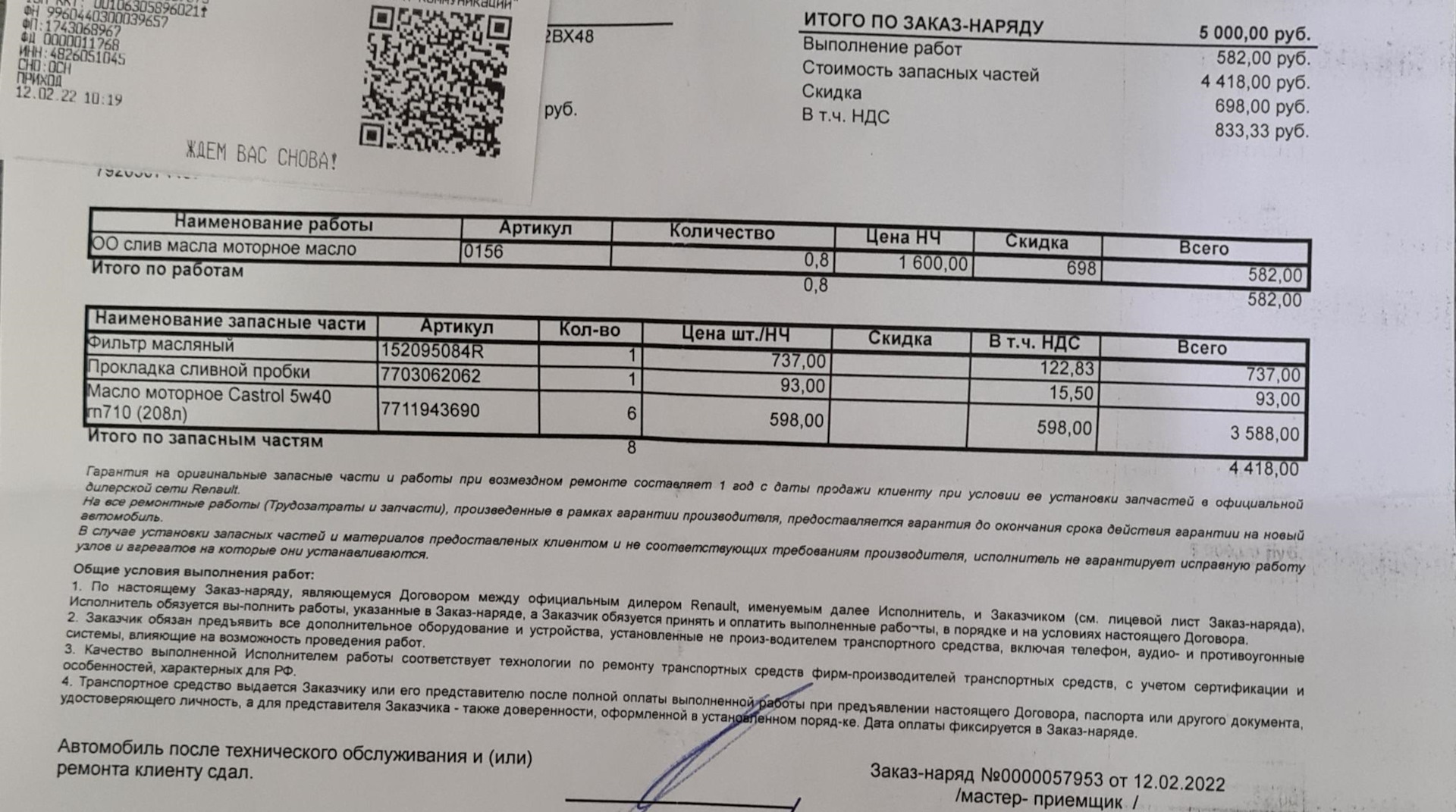 Купить Масло У Официального Дилера Рено