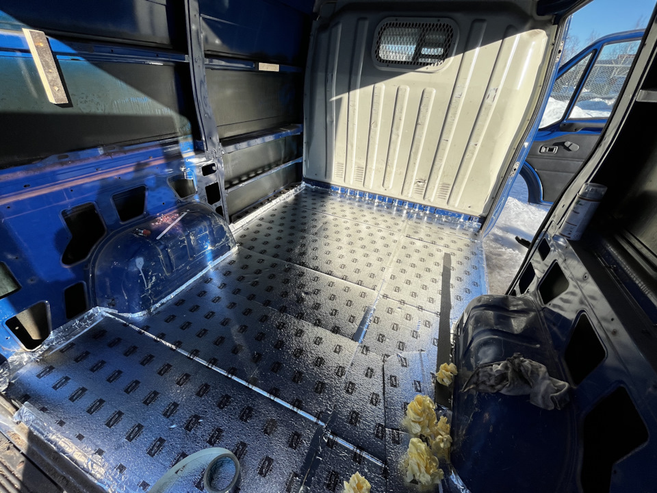 Утепление фургона — Peugeot Boxer (1G), 1,9 л, 2001 года | своими ...