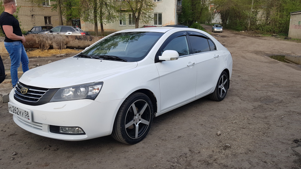 Ест новую резину и при торможении тянет влево Geely Emgrand EC7 FE-1 1. ...